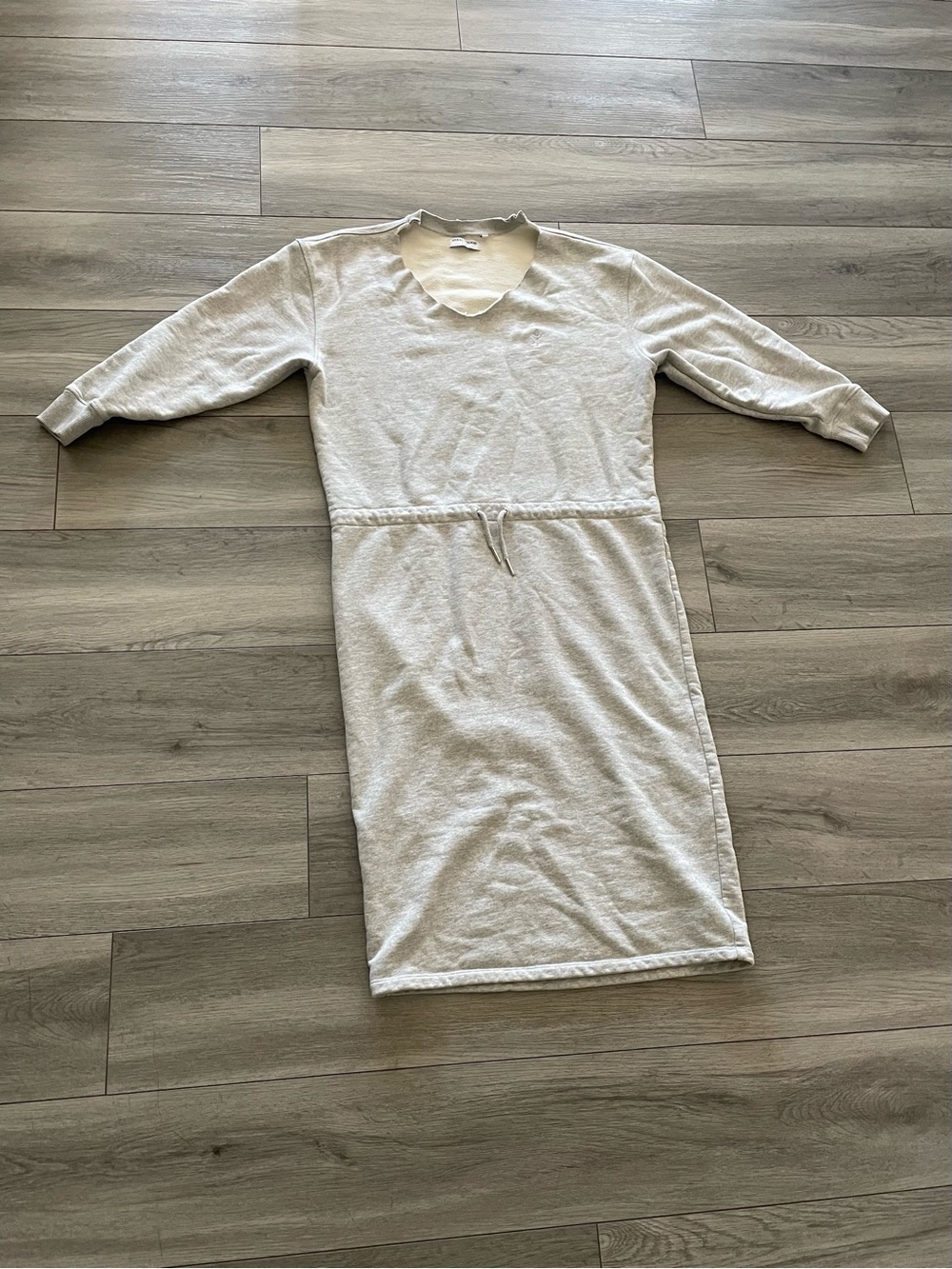 Opening Ceremony Light Gray Sweatshirt Dress